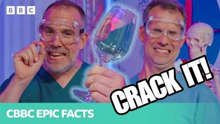 Can your voice BREAK GLASS? Take a look inside a human throat! 👅🤯 | Operation Ouch | CBBC Epic Facts