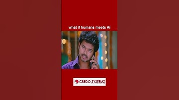 What If Humans Meet AI? 🤖😂 | Artificial Intelligence Meme | Credo Systemz #shorts #AI #trending