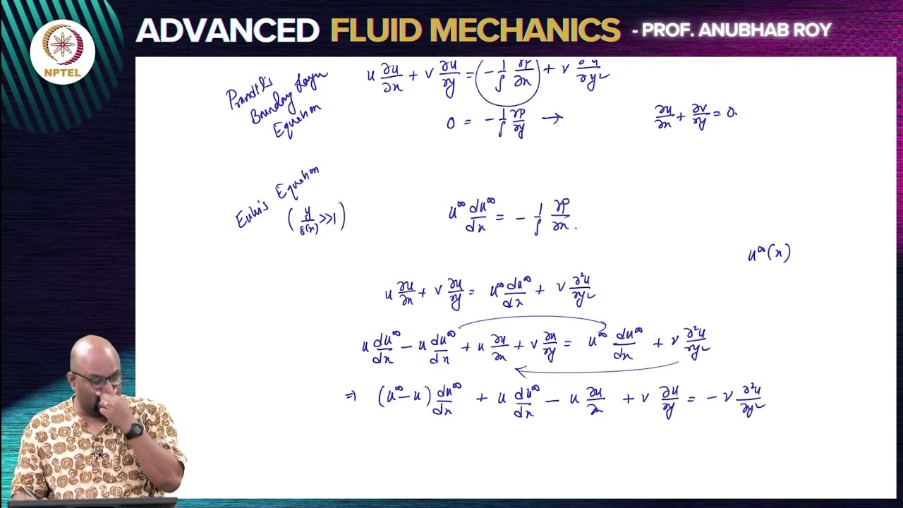 Boundary layer theory - VII: Von Kármán momentum integral equation & Drag calculation