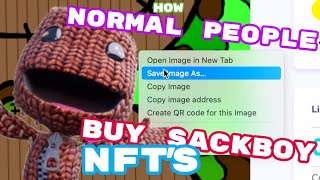 How Normal People Buy Sackboy NFT's! | #shorts