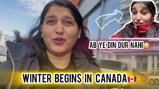 Winter In Canada || Rampwalk Training | Winter Begins | Toronto Winters | Winters Snow |Svadhisworld