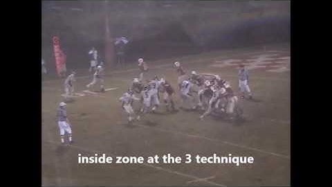 Inside Zone Run Play in Coach Bill Renner