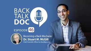 Dr. Stuart McGill answers to difficult back pain questions in Ep. 46 'Becoming a Back Mechanic'