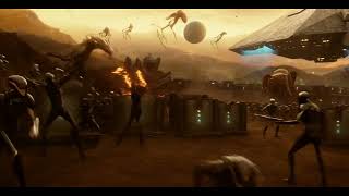 Titans Break the Horizon | Ultra-Realistic Alien Mech War Scene (4K) #alien #ai #aiart #warzone