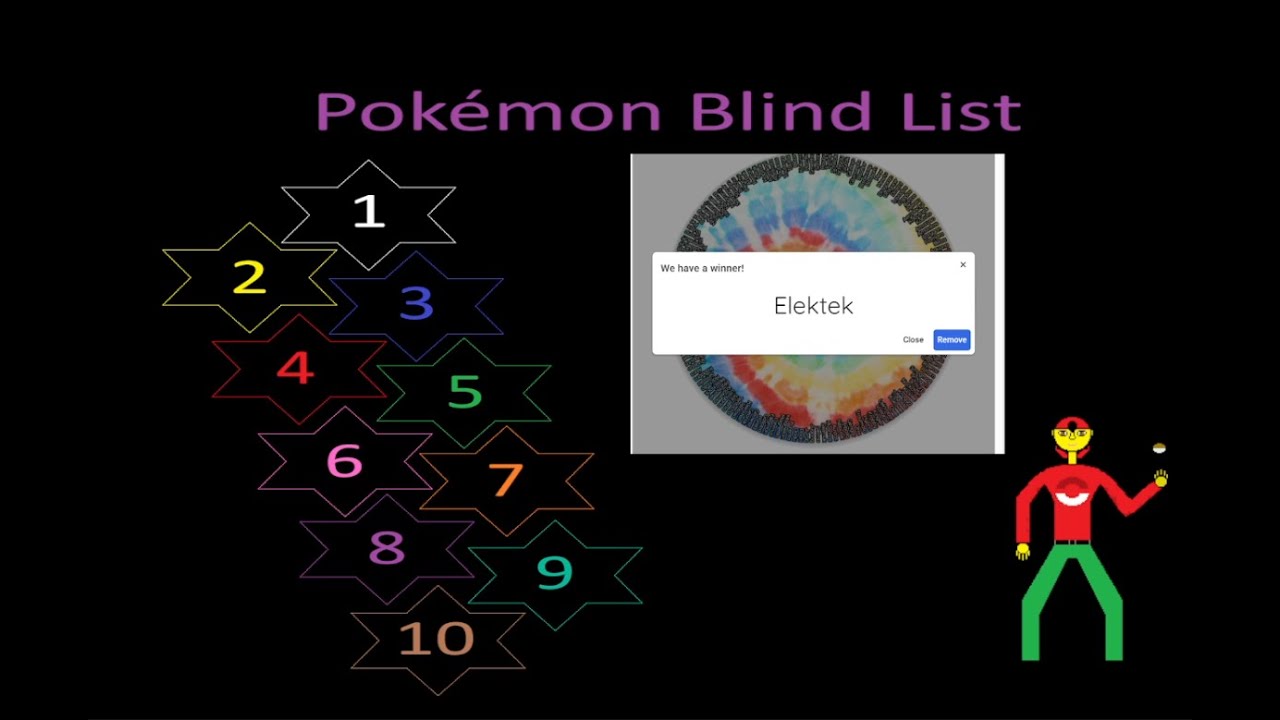 Pokémon Blind List Part 1   Kanto