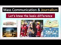 387 difference between mass communication  journalism