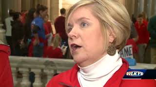 Full Schools close, teachers protest after passage of pension reform bill News