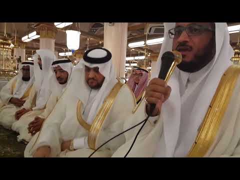 ربع ساعة من تكبيرات العيد من كل مؤذني الحرم المدني من مكبرية المسجد النبوي