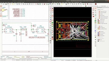 KiCad PCB Layout #18: slight placement modifications for peripheral chips