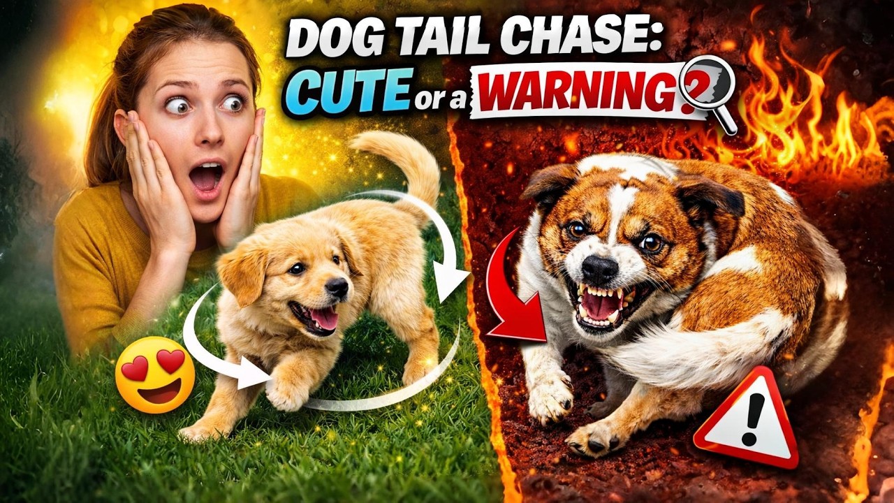 Is Your Dog’s Tail Chase Cute or a WARNING? 😱🐶