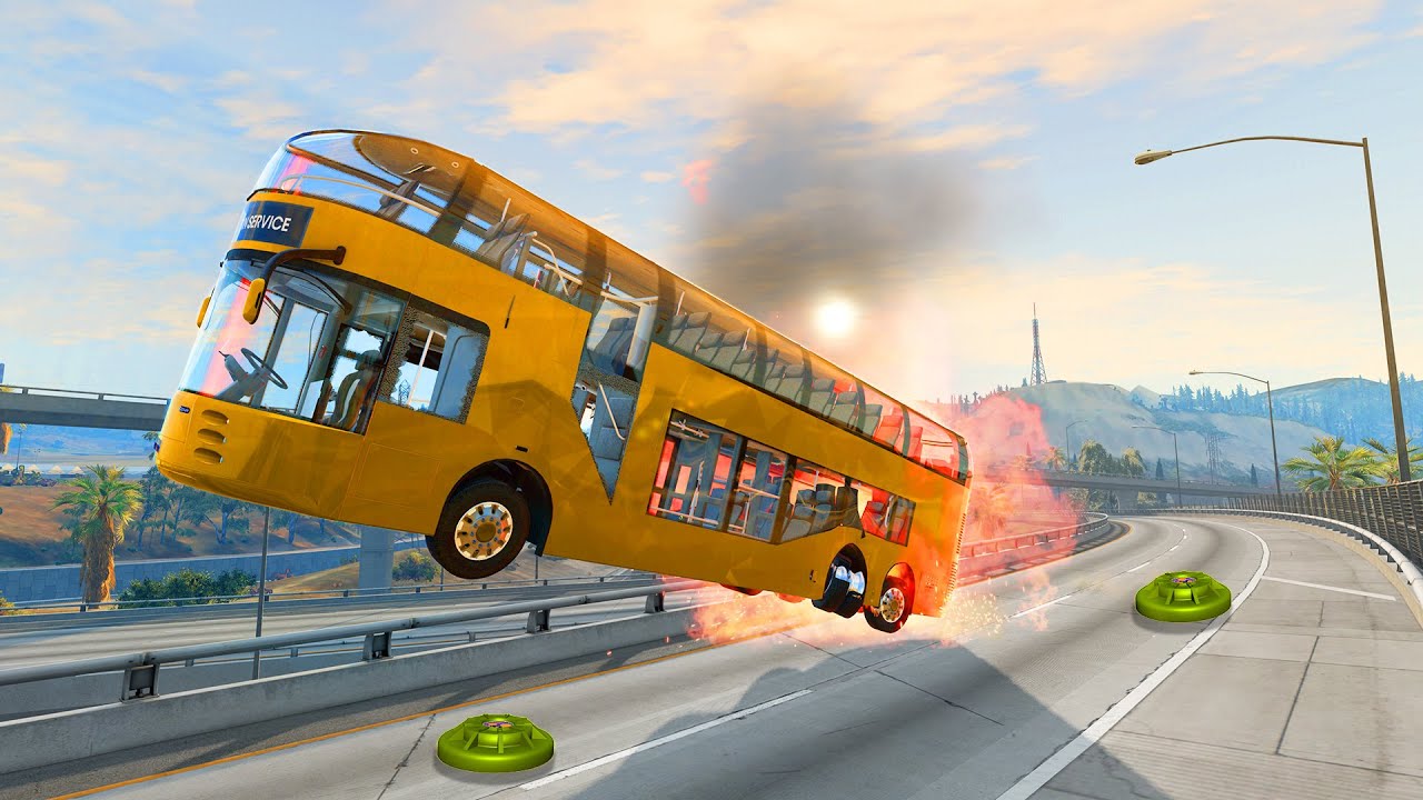 Explosive Experiment: Cars VS Mines in BeamNG Drive