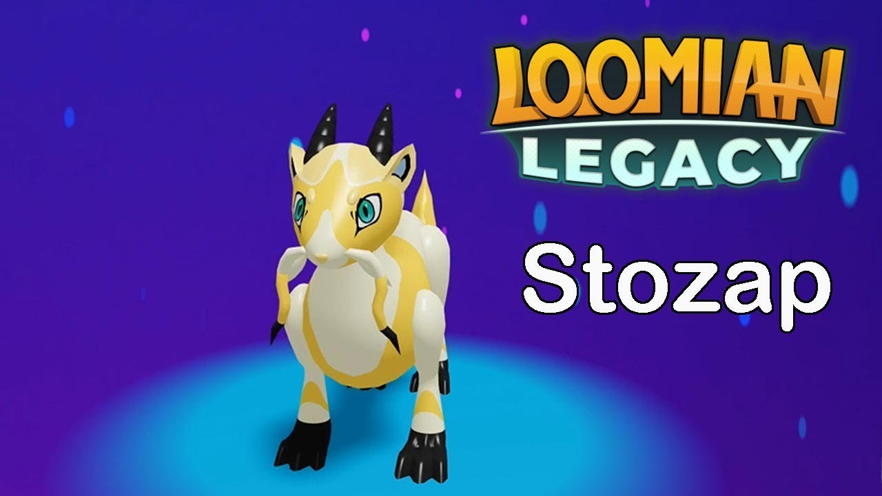 Loomian Legacy Stozap Youtube