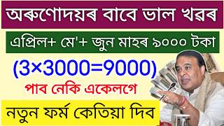 Important Update On Orunodoi Payment May 2026 _ Rs 9000 Transfer All Arunodai Beneficiary
