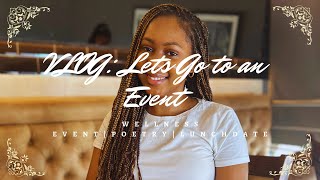 Vlog Lets Go To A Wellness Eventpoetry Sessionquick Lunch Date With My Sister