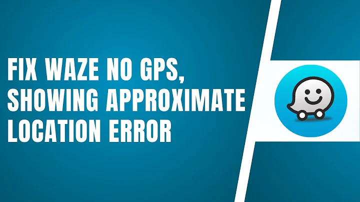 How To Fix Waze  No GPS, Showing Approximate Location Error (2025)