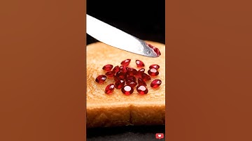 Red Diamond Toast ASMR 💎🍞✨