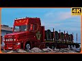 Tspc ets2 4k  promods  scania t 580s v8  hammerfest   kalix 