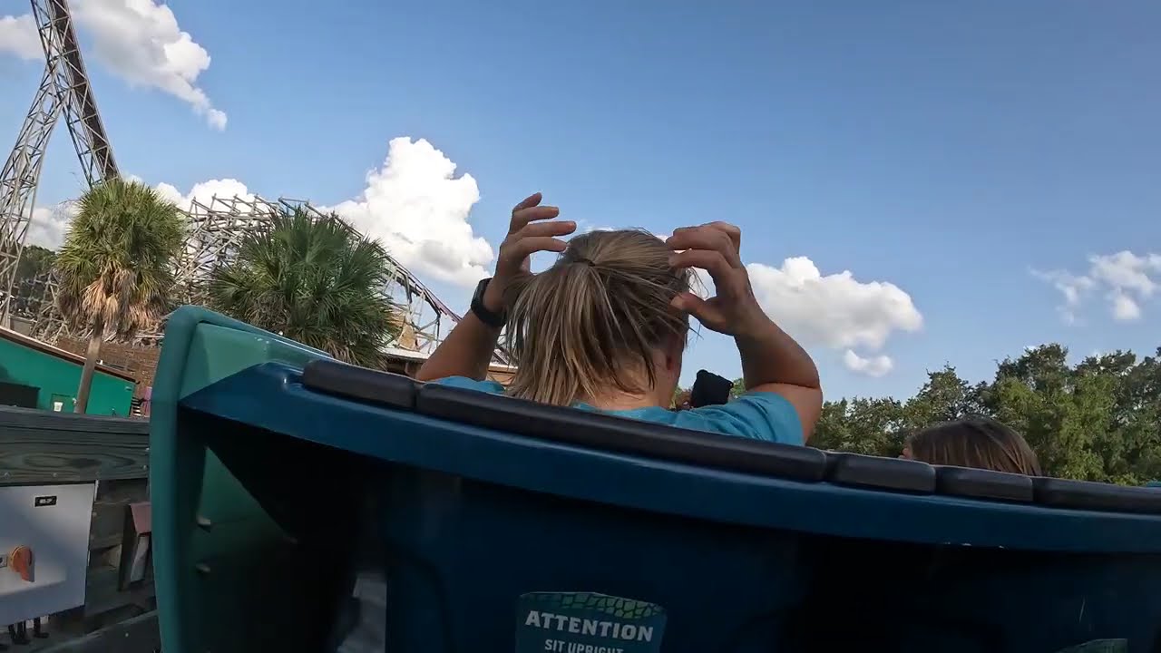 Iron Gwazi Back Row Busch Gardens Tampa June 1 2025