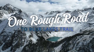 Colorado's Most Beautiful Trail | Hiking Blue Lakes Trail In The Fall After A Snow Storm #colorado