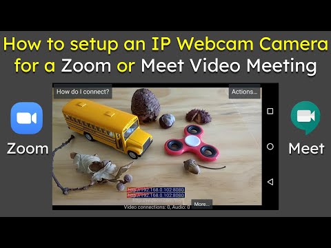 Video How to setup an IP Webcam Camera for a Zoom or Google... - youtube