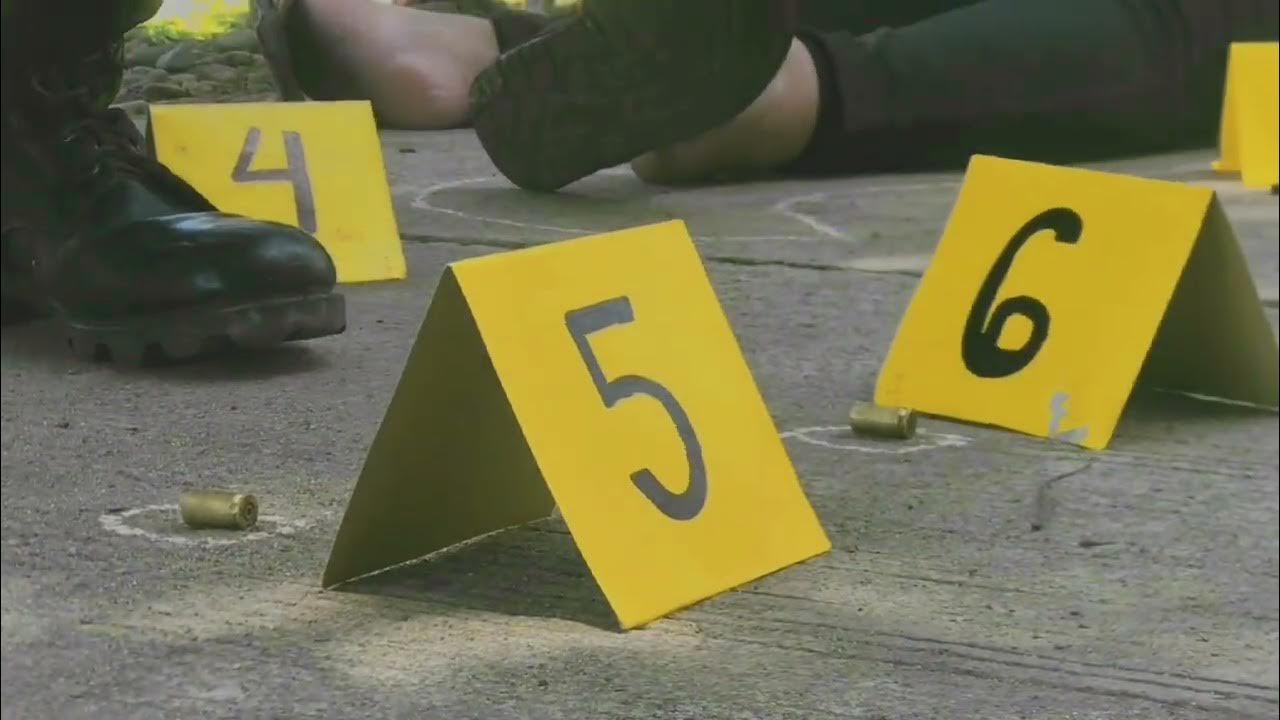 Crime scene Marking, Photographing, Tagging, Sketching, Collecting of