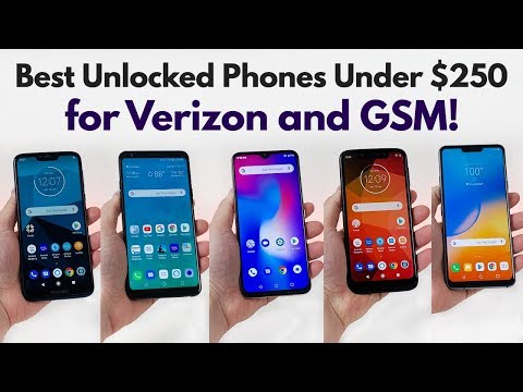 Best Unlocked Budget Phones Under $250 for Verizon & GSM Carriers!