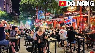 DA NANG VIETNAM Nightlife at An Thuong Tourist Street Update - BUSY & VIBRANT Real Daily Travel Life