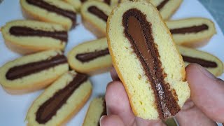 kek tapak kuda nutella