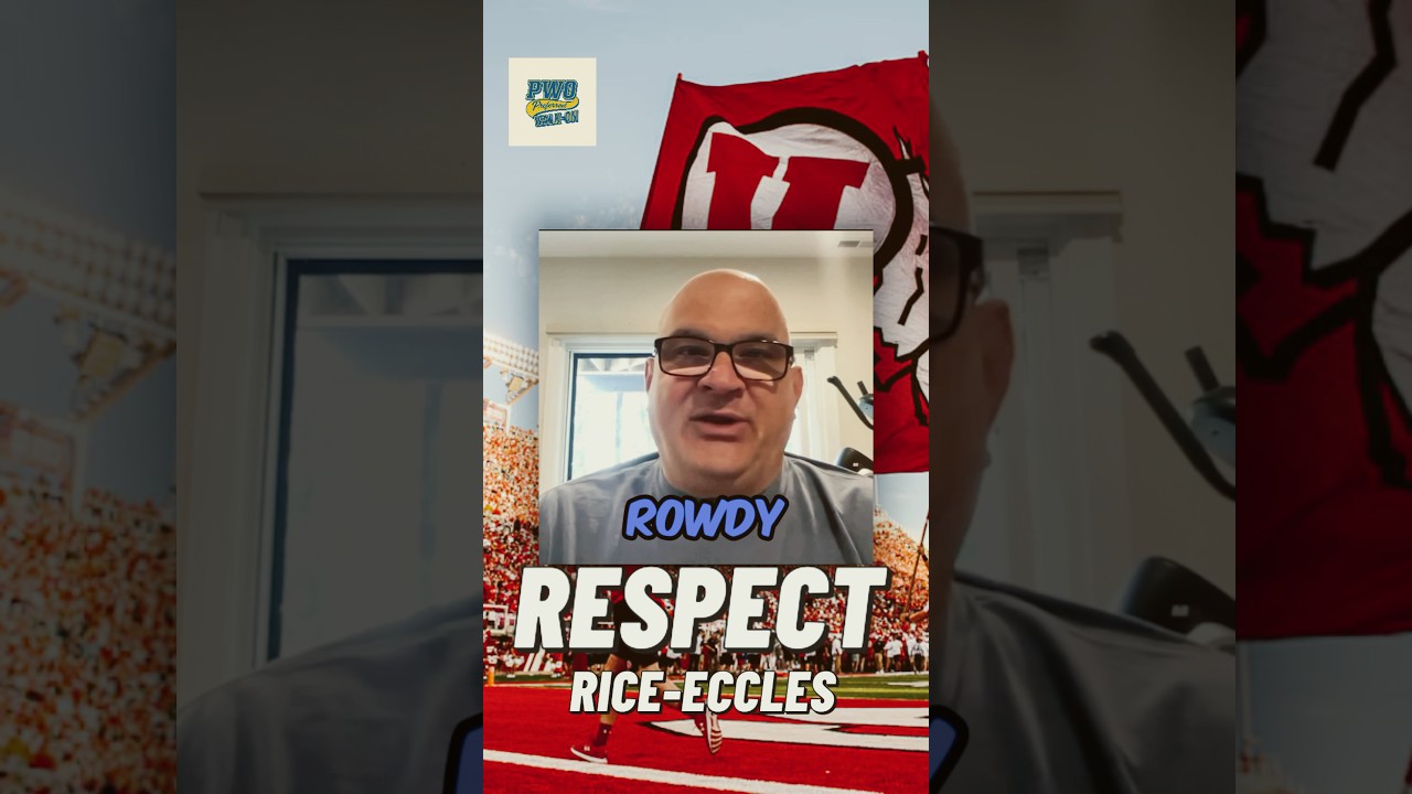 RESPECT RICE-ECCLES #cfb #cfbplayoffs #collegefootball #utahfootball #goutes