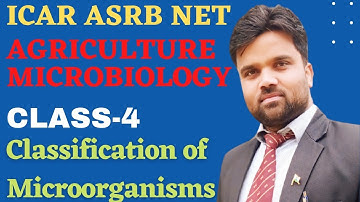 Classification of Microorganism(Class-4)||Microorganism classification #icar #asrb #icarnet #net