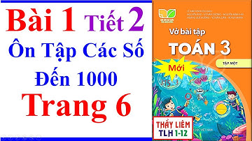 Vở Bài Tập Toán Lớp 3 Bài 1 | Ôn Tập Các Số Đến 1000 | Trang 6 | Kết Nối Tri Thức | Tiết 2 | Mới
