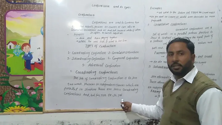 Lesson 6 Conjunction and its Types by Muhammad Munir
