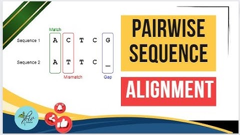 pairwise sequence alignment|| Bioinformatics