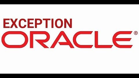 Belajar Exception di PLSQL #ORACLETUTOR