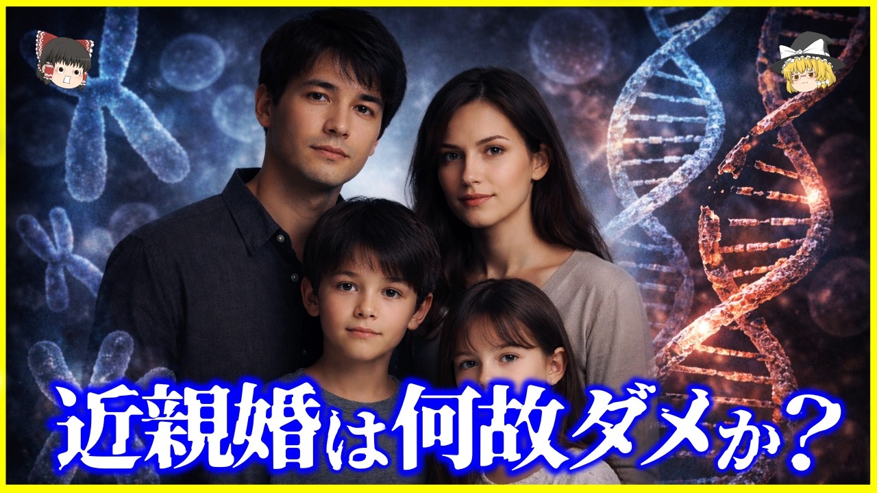 【ゆっくり解説】遺伝学が示す本当の理由…「近親婚」は何故ダメなのか？を解説/実は植物も動物も避けている？確率で見る“誤解されやすい真実”