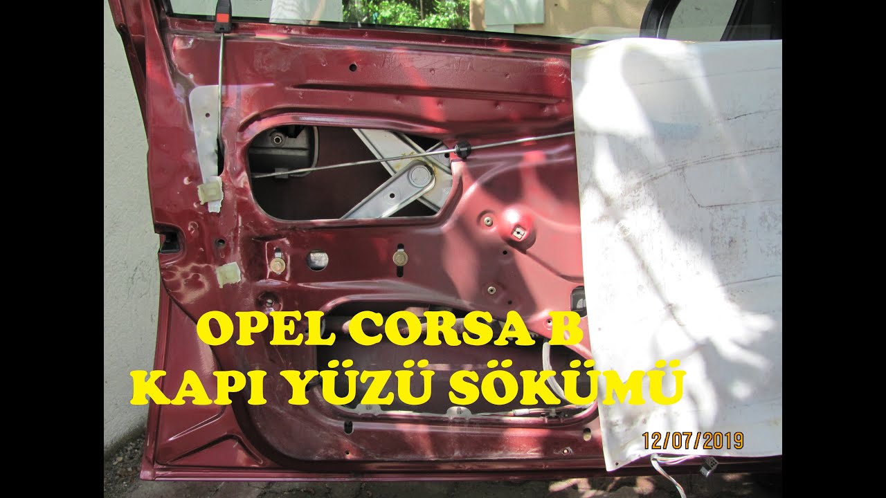 opel corsa b kapi yuzu sokumu nasil yapilir on sol kapi yuzu sokulmesi nasil yapilir temizlik isi youtube