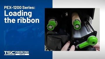 TSC PEX-1200 Series Print Engine: Loading the Ribbon