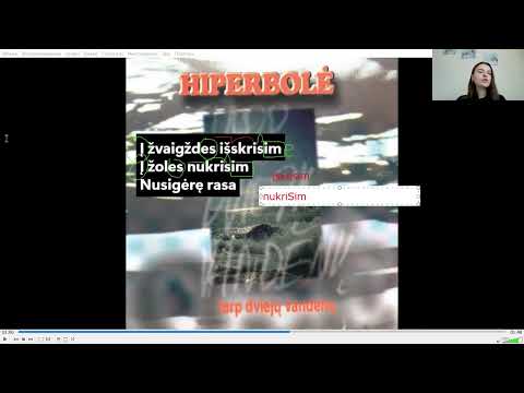 Разбор песни Hiperbolė - Vasara