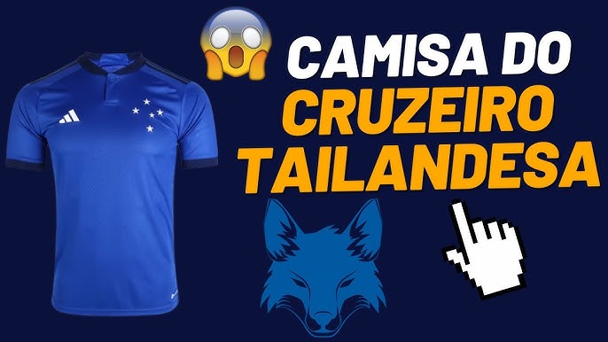 Nova camisa do Cruzeiro tem faixa branca e escudo fechado