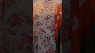 Gorgeous floral dress design with stylish buttons#viralvideo#viral