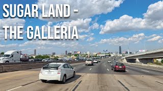 Sugar Land to the Houston Galleria! Drive with me on a Texas highway!