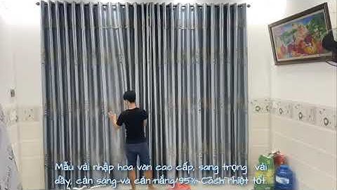 Rèm Vải Hoa Văn Chống Nắng Đẹp Giá Rẻ Tại Đà Nẵng 0908.202.799