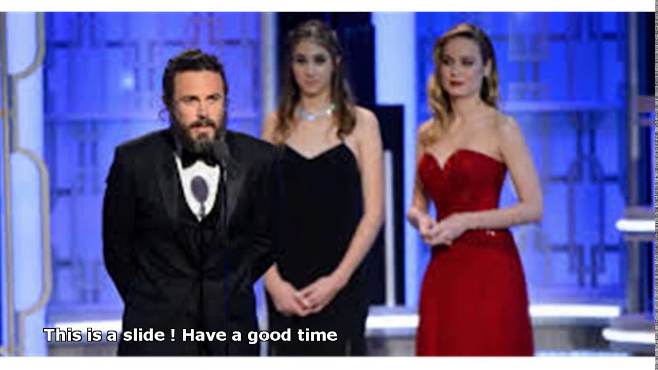 Brie Larson Hands Casey Affleck Oscar Youtube