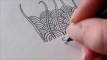 How to draw tanglepattern Shattuck2