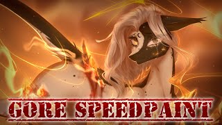 Speedpaintgore13 Mlp - Burning Crystal At With Yaztalich