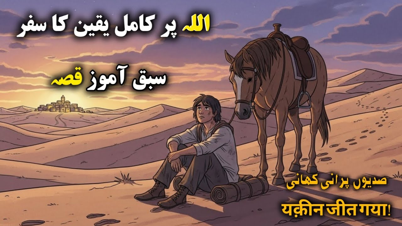 Allah Par Sacha Yaqeen | Islamic Motivational Story | Hindi Urdu | Sabaq Amoz Kahani|Tasveer e Qissa