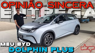Thumbnail for CHEGOU! BYD Dophin Plus, meu primeiro CARRO ELÉTRICO! Entrega técnica, detalhes, bom? Vale a pena?