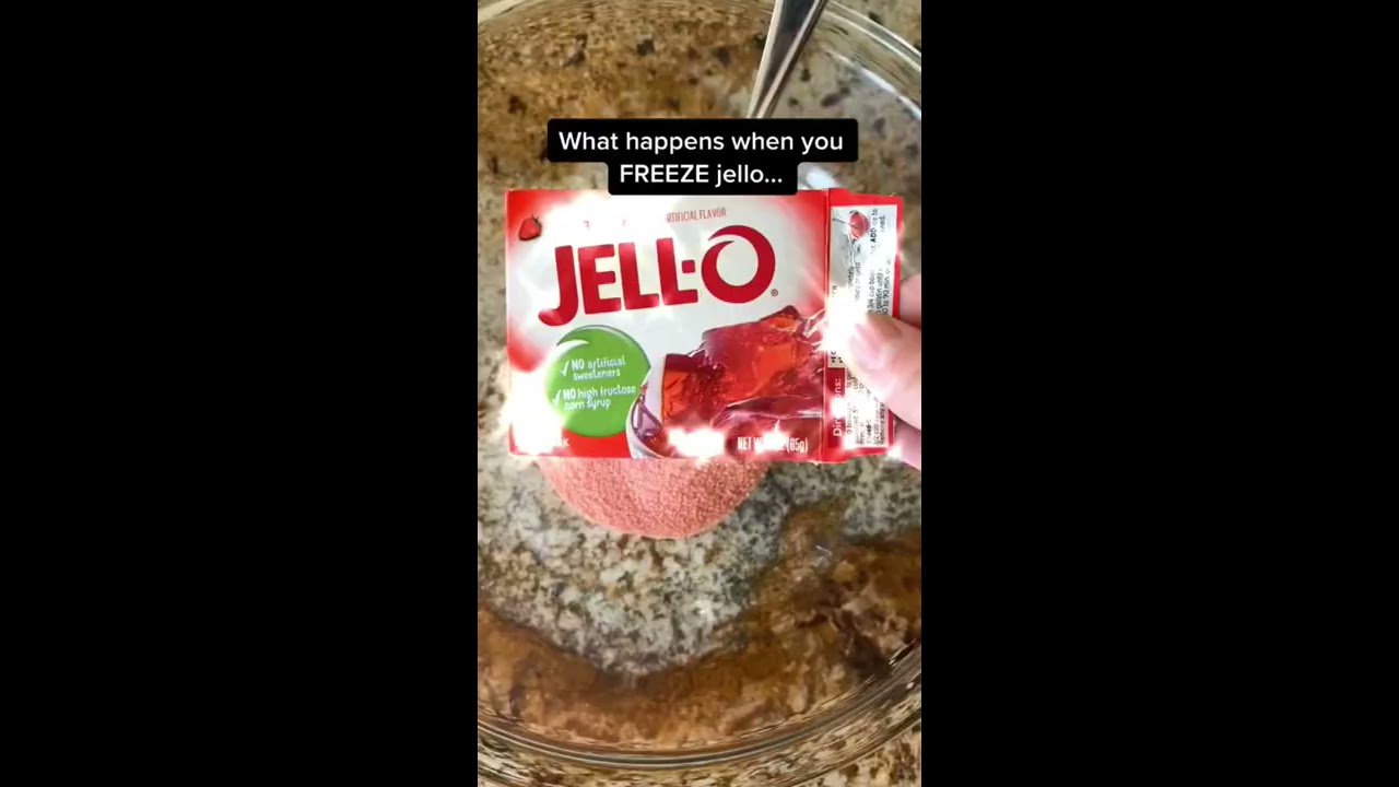 THIS IS WHAT HAPPENS WHEN U FREEZE JELLO Shorts Jello