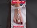 Silver finger Payal का डिजाइन 🎁🎁🎁 #wedding #lightweightlongchains #jewellery