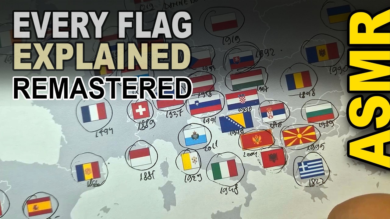 Flag Symbolism of Every European Nation Explained ( Remastered ASMR Geography )